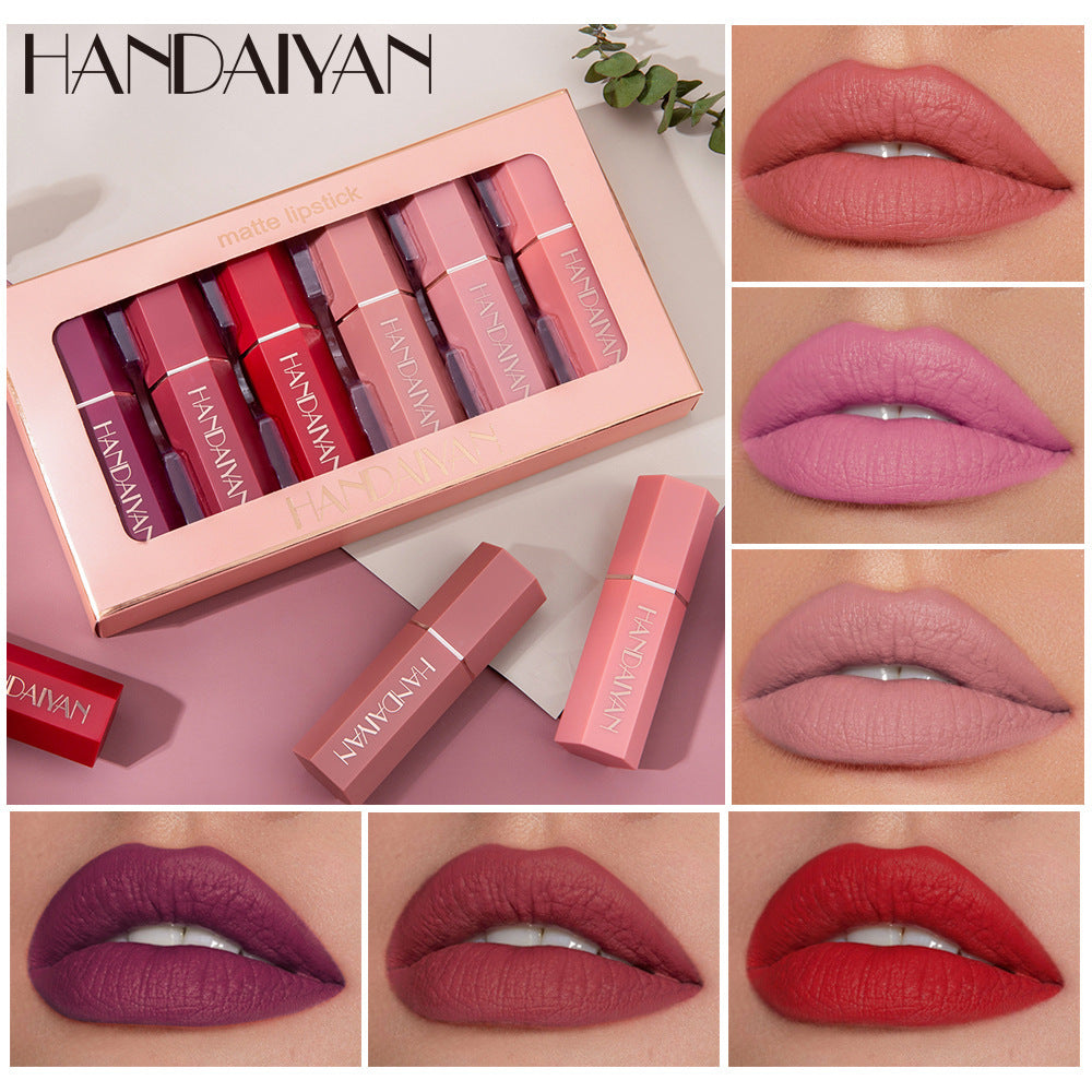 Matte Matte Lipstick Gift Box Set Non-stick Cup Lipstick Lipstick Matte Matte Lipstick Gift Box Set Non-stick Cup Lipstick Lipstick